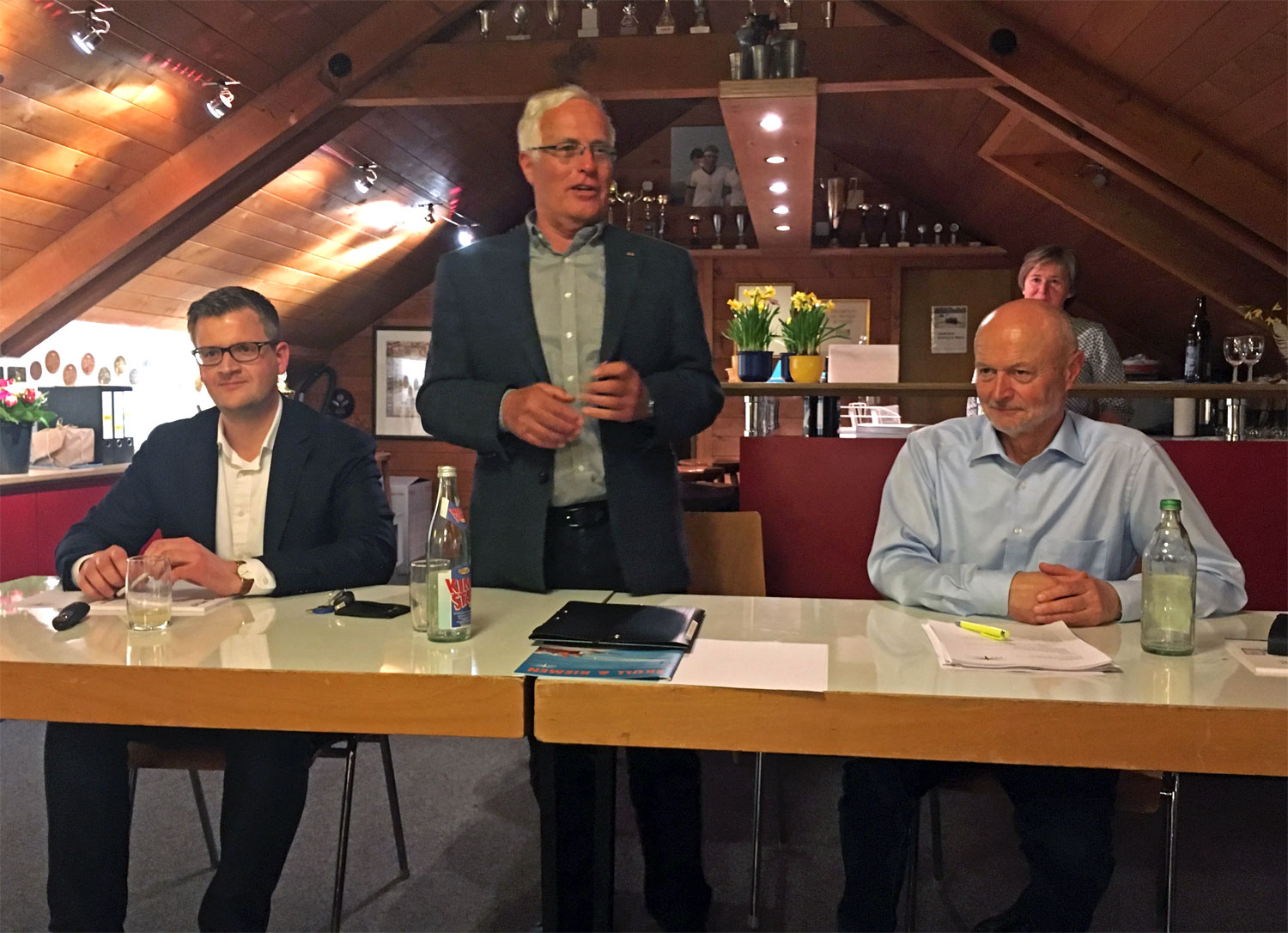 Vorstand des ÜRC von links: Markus Siller, Bernd Kuhn, Dieter Beising